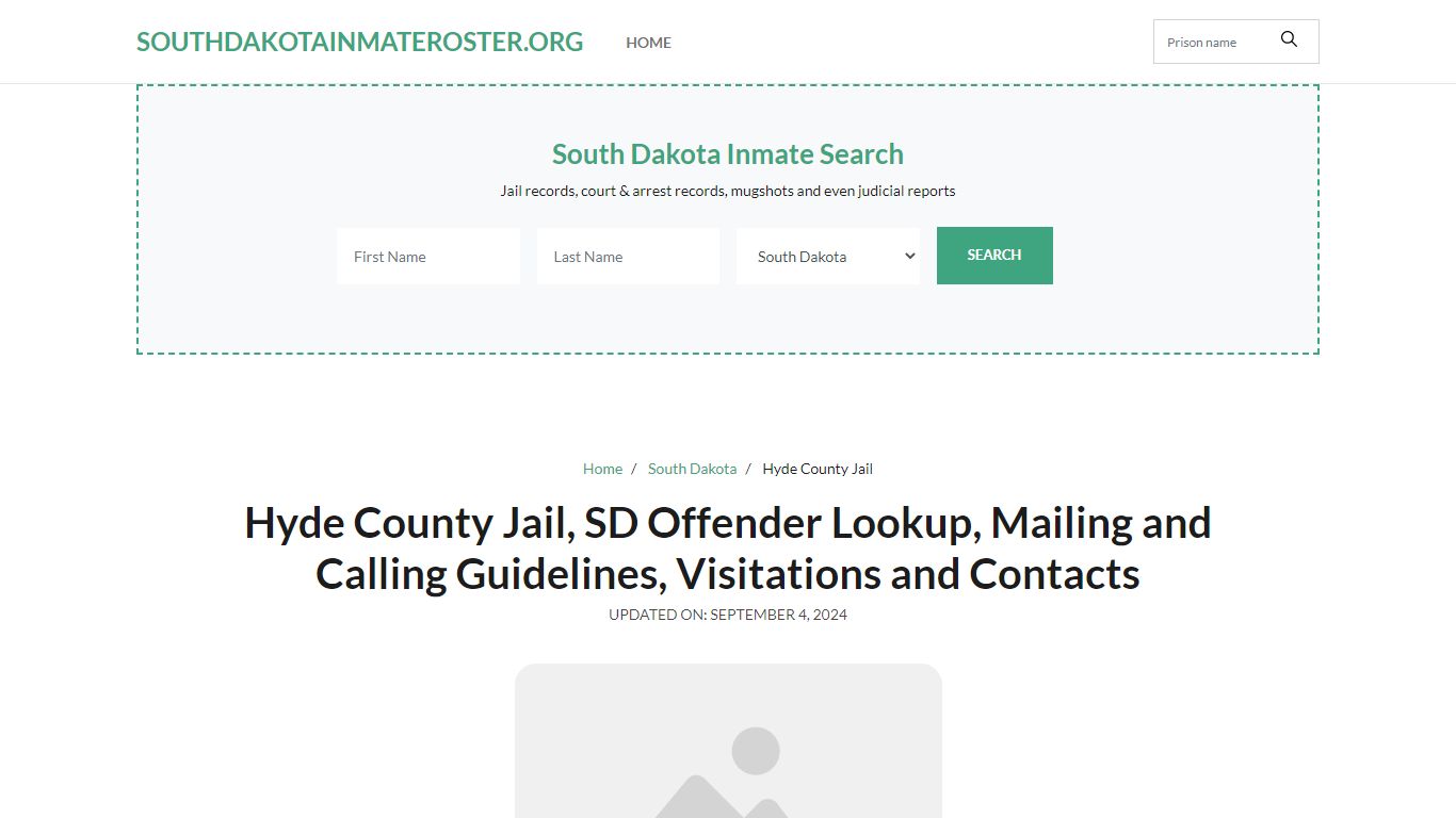 Hyde County Jail, SD: Inmate Search Options, Visitations, Contacts